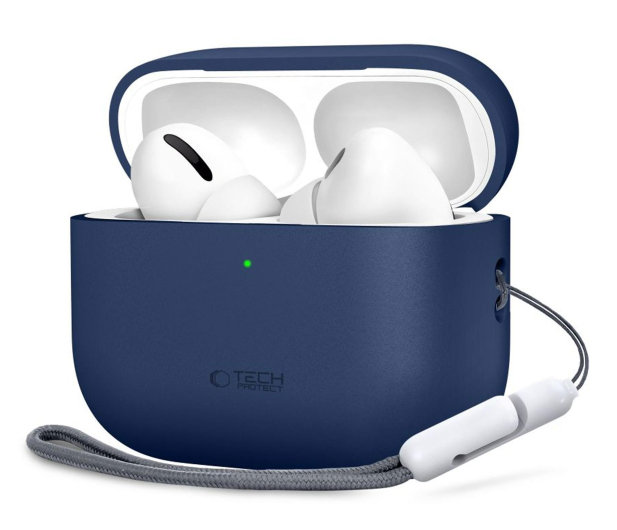 Tech-Protect Silicone Do Apple Airpods Pro 3 Navy Blue - 1367333 - zdjęcie 2
